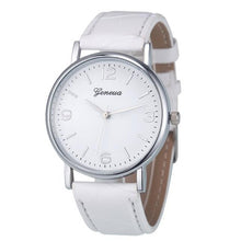 Load image into Gallery viewer, GENVIVIA Luxury Brand Business women watch 2017 Fashion Leather Analog Quartz Unisex WristWatch - fridayhost