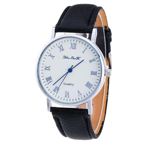Womens designer watches luxury watch Brand Female Fashion Temperament Leather Belt With Simulated Quartz Round Watch bracelet - fridayhost