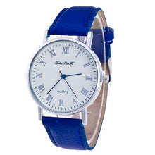 Load image into Gallery viewer, Womens designer watches luxury watch Brand Female Fashion Temperament Leather Belt With Simulated Quartz Round Watch bracelet - fridayhost