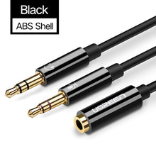 Load image into Gallery viewer, Ugreen Splitter Headphone for Computer 3.5mm Female to 2 Male 3.5mm Mic Audio Y Splitter Cable Headset to PC Adapter - fridayhost