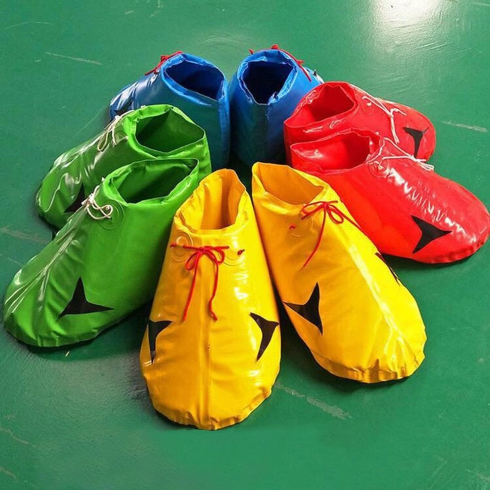 Fun Sports Games Props Inflatable Big Feet Shoes 50cm Outdoor Parent-child Sports Equipment for Children Shoes - fridayhost