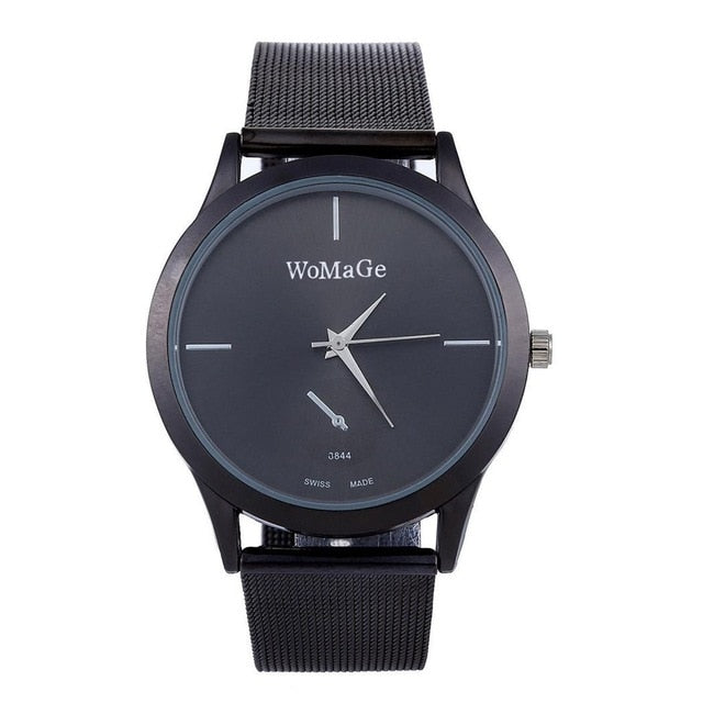 FANALA Women Watches Fashion Simple Steel Band Round Pointer Quartz Women Watch relogio feminino reloj mujer - fridayhost