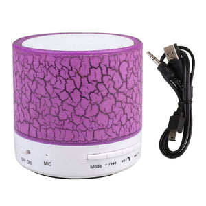 Wireless Speaker Mini LED HandsFree Led Bluetooth Speaker Bluetooth Speaker TF/USB/AUX Speaker - fridayhost