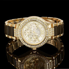Load image into Gallery viewer, Women Crystal Watch Round Designer Ladies Fashion Bracelet Style - fridayhost