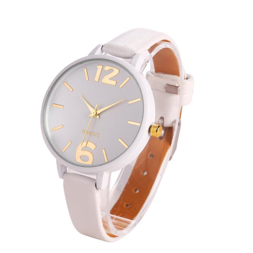 Design Quartz Artificial Women Band Simple Leather Watch Fashion Wrist - fridayhost