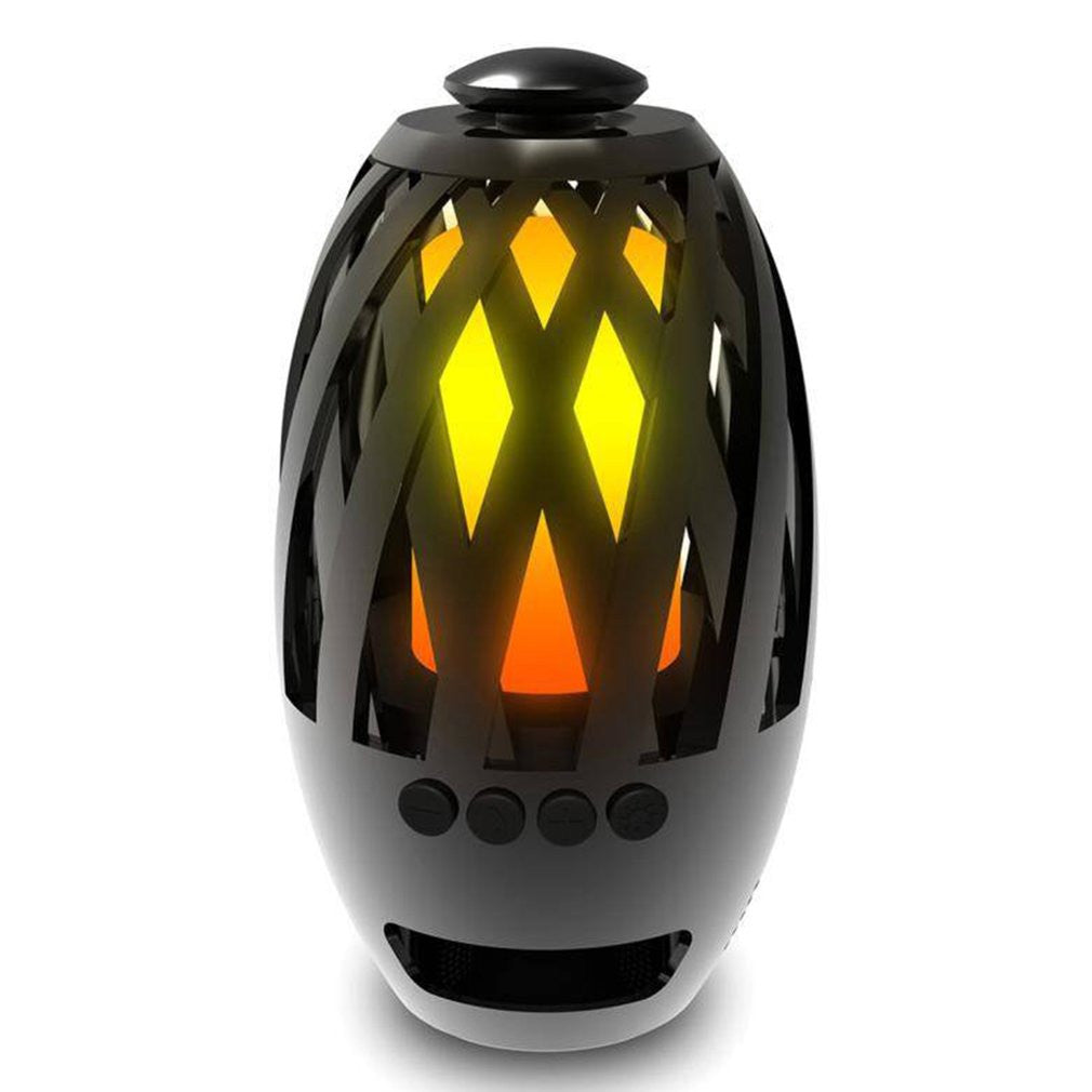 Flame Atmosphere Wireless Bluetooth Speaker Outdoor 96 LED Light Speaker - fridayhost